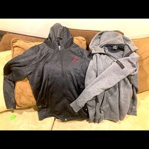 Two Jordan Brand hoodies